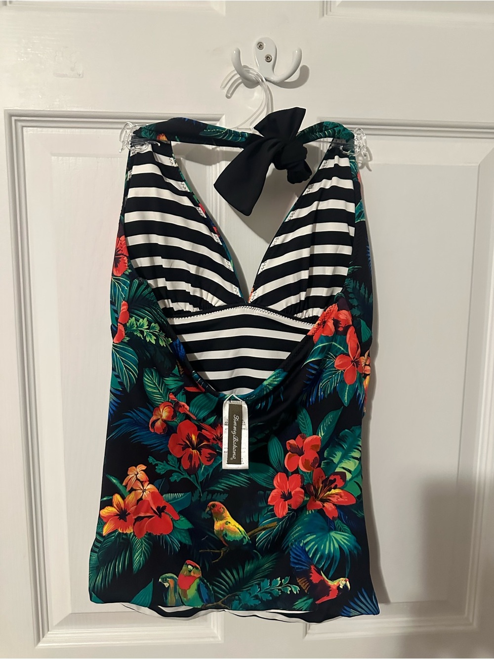 Tommy Bahama Reversible Halter Tankini Top